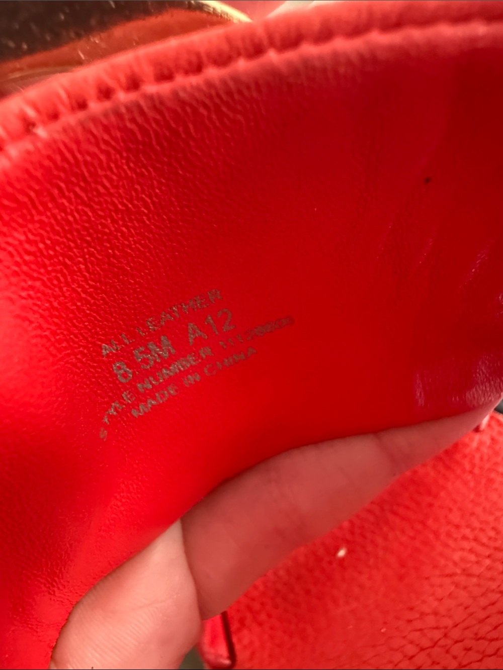 Tory Burch Red Leather Logo Slingback Wedge Sandals - Picture 2 of 6
